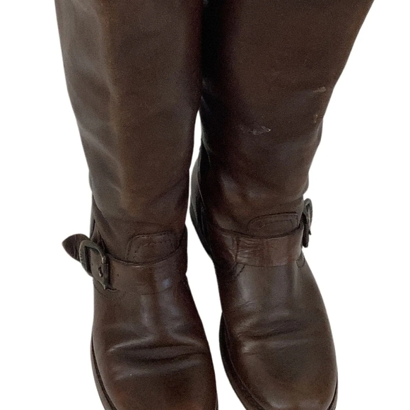 Frye Women's Brown Leather Boots - Picture 1 of 5